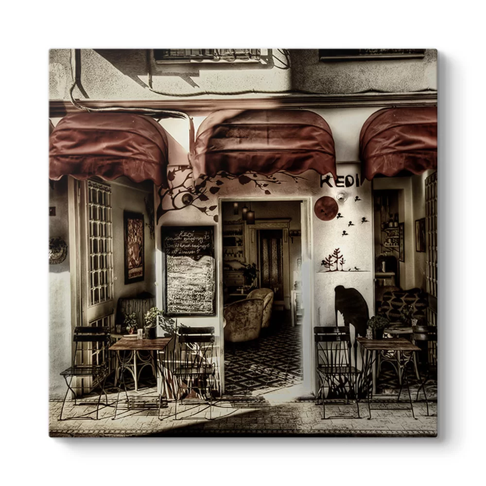 Kedi Cafe Tablosu - Model 3